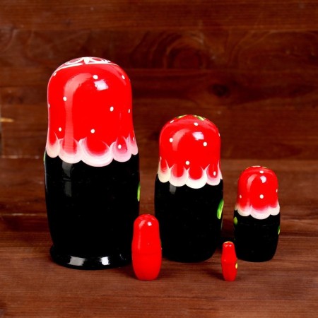 Matryoshka 5 in 1, painted, mix-8
