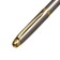 Gift handle, ball "Classic" in the leatherette case, rotary, hull silver with gold