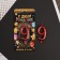 Candle for the cake, number "9", red.