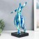 Polystone souvenir "Gorgeous paste - to meet joy" Sunses of blue paint 17x28x40 cm 92121