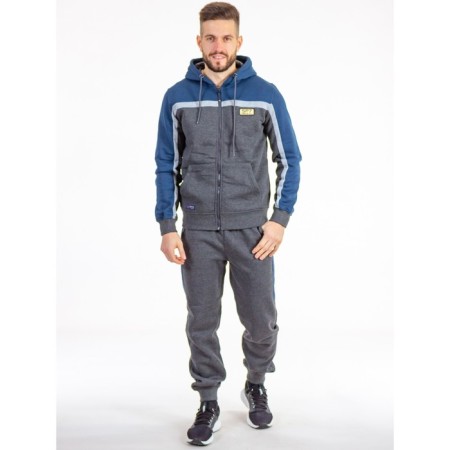 Sports costume men's ise, size 52, dark gray color, blue