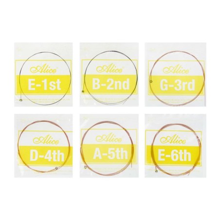 Strings set for the Alice A206-L Light acoustic guitar, phosphorus bronze, 12-53-1