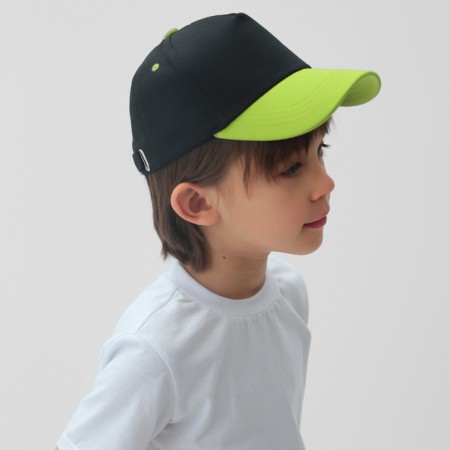 Children's cap KAFTAN R.52-54 black/green-2