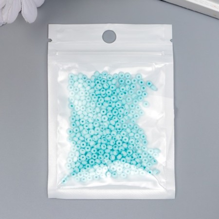 Glass 8/0 "Marshmallow. Matte. Heavenly" 10 g-2