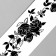 Tattoo on the body Black "Flower Ornament" mix 16x3 cm