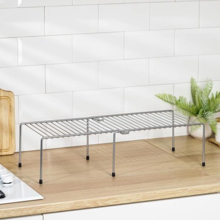 Sliding shelf for a cabinet, 36-62 × 22 × 15, color chromium