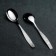 A set of tablespoons "Uralochka", h = 19.7 cm, thickness 2 mm, 6 pcs, silver color