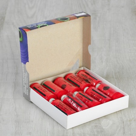Thread DOR TAK 40/2, 400 yards, color No. 509 red, 10 pcs in units.-1