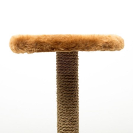 Complex for cats with a claw, corner, 48 x 48 x 171 cm, brown-4