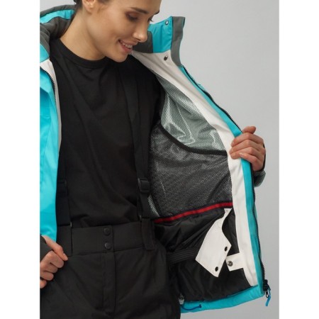 Ski suit female, size 42, blue color-10