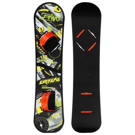 Snowboard Children's Snow Cat with lightweight mounts, 95 cm, colorful color-2