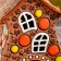 Aroma lace house "Carousel", 14 cm, handmade, mix
