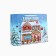 Package Gift New Year Laminated "New Year's House", L 31 x 40 x 11.5 cm, New Year