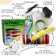 3D handle Amazingcraft, ABS 6 colors + Pla 6 colors of 10 m, stencils 10 pcs, yellow color