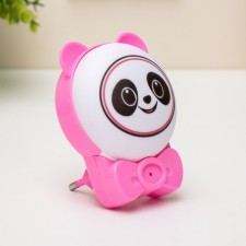 Panda nightlight LED white-pink 3.5x8x9.5 cm Risalux