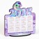 Calendar 2025 Table "New Year: Magic Moments", 10 x 10, 7cm, New Year's Episode