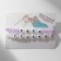 Bracelets "Demetrons" beads, Best Friends, white-lilac color