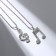 Kulons "Demetrons" note and violin key, color silver, 45 cm