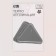 Reflective thermonacle "triangle", 7.3 × 5.5 cm, color gray color