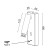 Wall lamp Mantra Tarifa, Led, 210lm, 3000k, 60x25x180 mm, black color