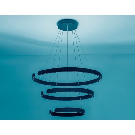 LED LED suspension Ambrella Light, Linetech, FL5888, LED, 90 W, 7200LUM, 3000-6400K, black color black-4