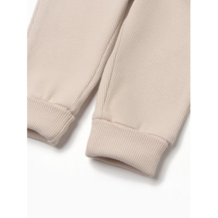 Children's pants minku, beige color, height 74-80-2