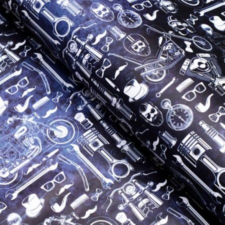 Glossy packaging paper "Male style", 70 x 100 cm-2