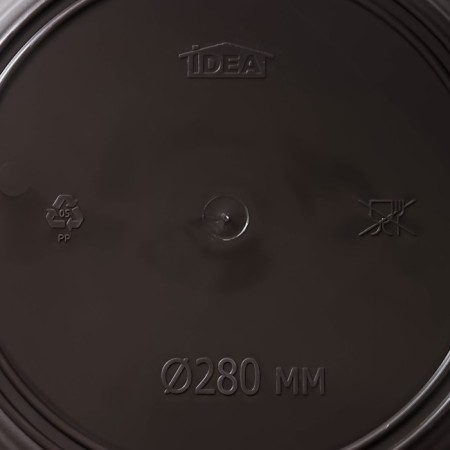 Pot with the Podon "Ratang", 4.7 liters, brown color-3
