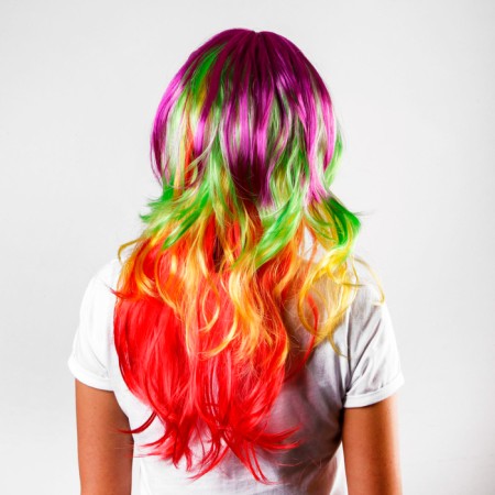 Carnival wig "Color", 120 g-1