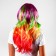 Carnival wig "Color", 120 g