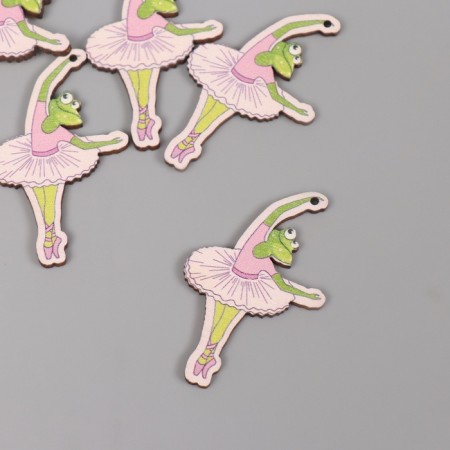 Decor for creativity "Frog-ballerina" 4.6x2.8x0.3 cm