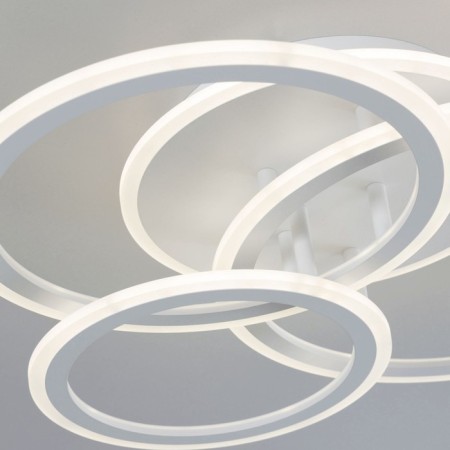 Ceiling Citilux "Trinity" CL238130, 61.5x47.5x13 cm, 3x25W, LED, white color-15