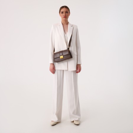 Female bag Textura, average size, khaki color-9