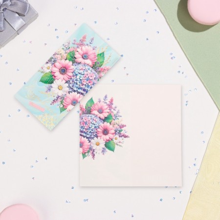 Highlight-Europe "Congratulations!" Congrev, embossing, hydrangea, 10.5 x 21.5 cm-2