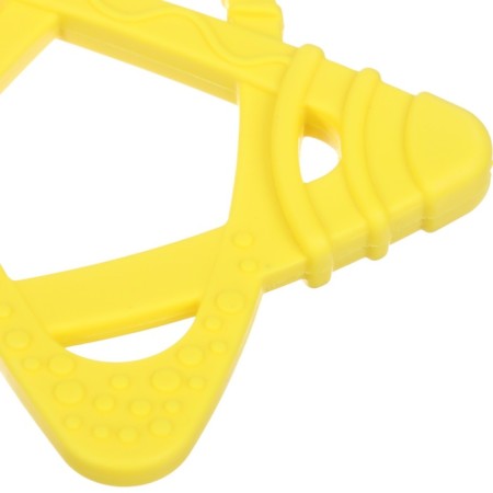 Silicon “Star” torn up, yellow color, TEP, button-5