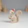 Polystone souvenir "Squirrel in red cap" mix 5x7.7x4.5 cm