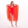 Tunic is a beach female, red color, size 46
