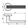 Separate handle Armadillo Line URB6 BPVD-77, color fired chrome