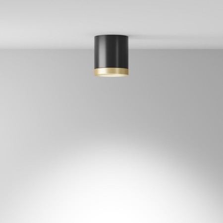 Technical C086CM-GX53-MRD-BG, 1XGX53, 15W ceiling lamp, 8.5x8.5x9.6 cm, black color with gold-3