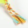 Toy "heart with a rope", 7 cm, yellow