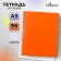 Notebook on the crest A5 96 sheets in the Calligrata cell orange, plastic cover, offset block