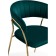 CHARTAL SHAMELIA 1 metal/velor, gold/green 60x52x79 cm