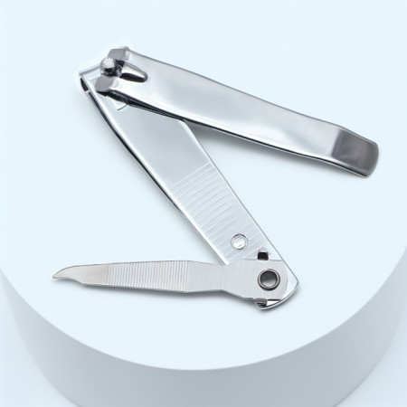 Kusachki-Kniper for manicure and pedicure, 2 pcs, 5/8 cm, on the blist, the color is silver-8