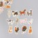 Stickers for creativity "Home -based animals" embossing gold set 48 pcs 9x7x0.8 cm