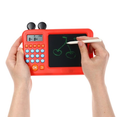 Interactive Calculator Children's Windigo, to study the score + graphic tablet, red