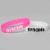 Silicone bracelets "Demetrons" Wupsen and Pupsen, white-pink color, 20 cm