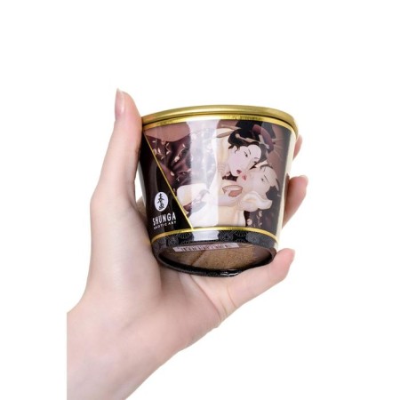 Candle - aromaticoma for shuloma "Drunk chocolate", 170 ml-4