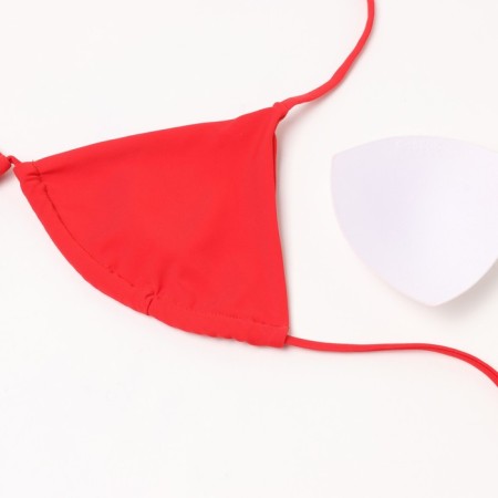 Bathing suit Separate Minaku color red size 44-6