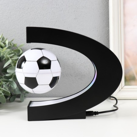 Levitative souvenir Light "Football" black ball d = 8.5 cm 17.5x8.5x17.5 cm-1