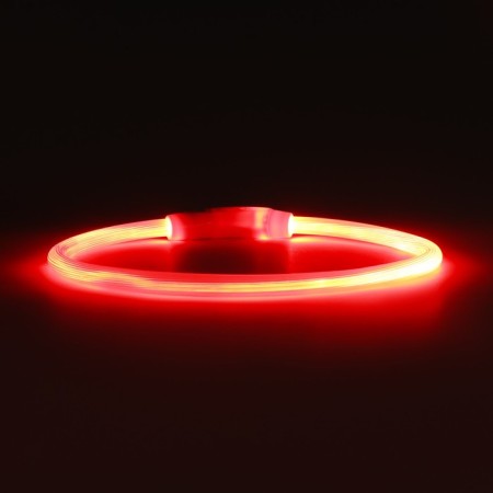 Collar - highlight ring, charging from USB, up to 70 cm, 3 glow modes, red-4
